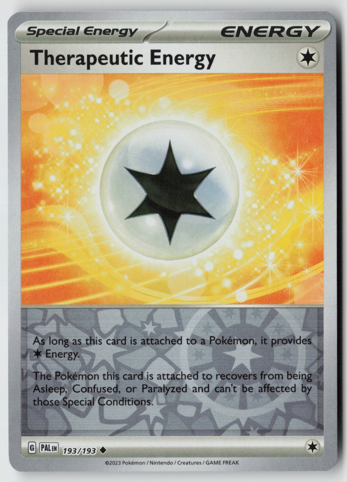 Therapeutic Energy 193/193 SV02: Paldea Evolved Uncommon Reverse Holo NM