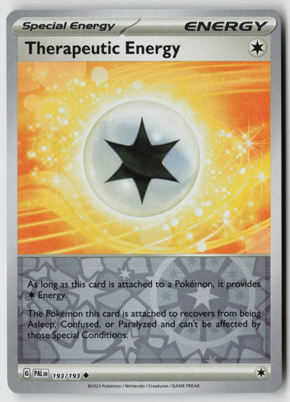 Therapeutic Energy 193/193 SV02: Paldea Evolved Uncommon Reverse Holo NM