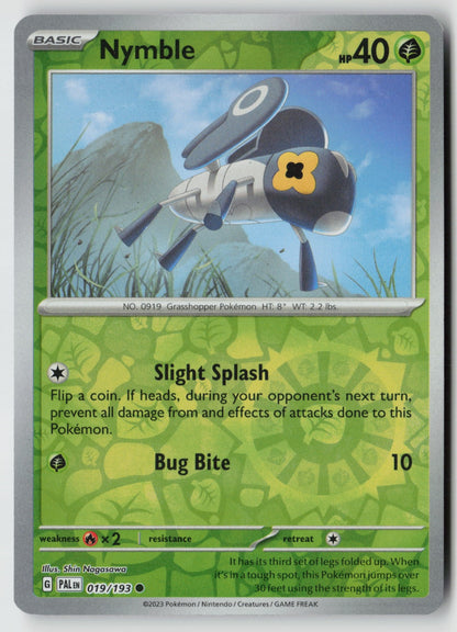 Nymble 019/193 SV02: Paldea Evolved Common Reverse Holo NM Shin Nagasawa