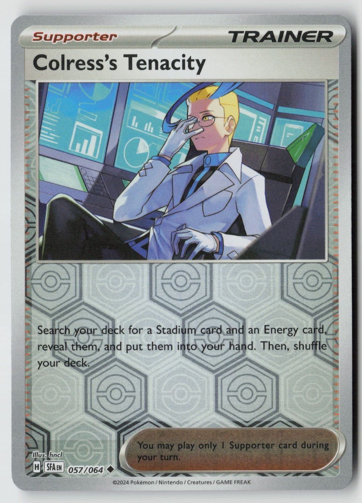 Colress's Tenacity 057/064 SV: Shrouded Fable Uncommon Reverse Holo NM hncl