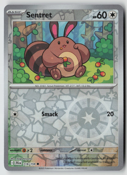 Sentret 118/159 SV09: Journey Together Common Reverse Holo NM Taiga Kayama