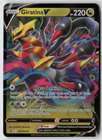 Giratina V SWSH259 SWSH: Sword & Shield Promo Cards NM PLANETA Mochizuki