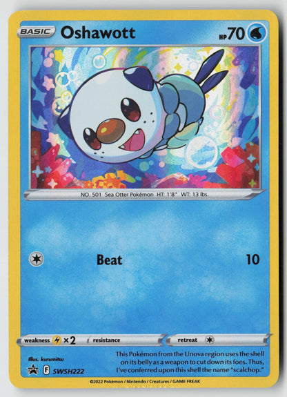 Oshawott SWSH222 SWSH: Sword & Shield Promo Cards Promo Holo NM kurumitsu