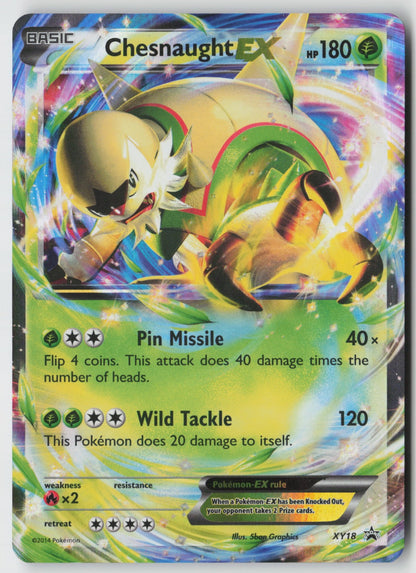 Chesnaught EX XY18 XY Promos Promo Holo NM 5ban Graphics