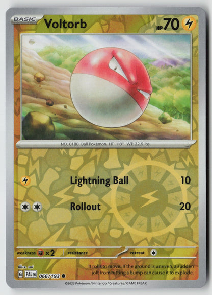 Voltorb 066/193 SV02: Paldea Evolved Common Reverse Holo NM sui